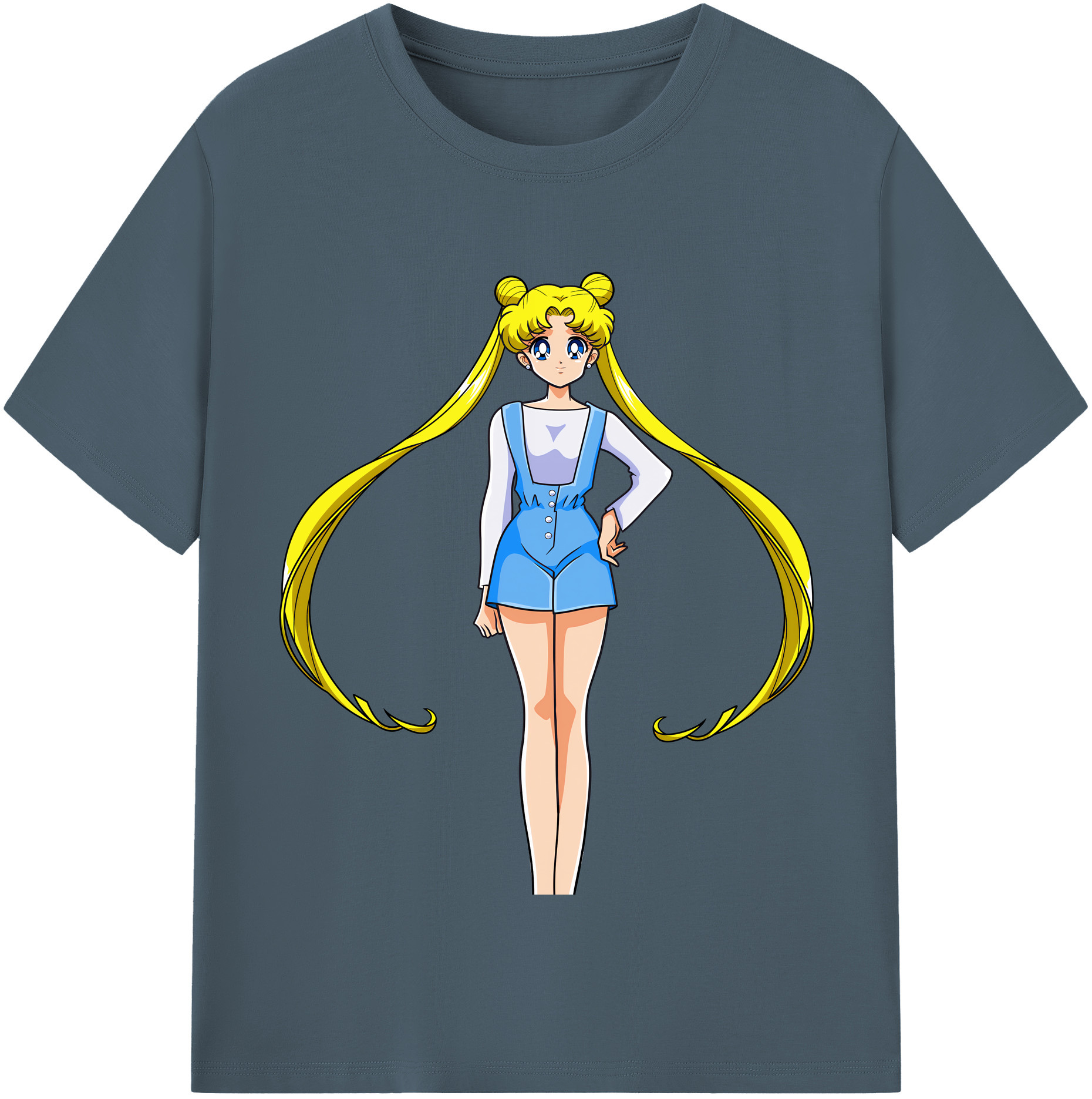（画像用） 美少女戦士セーラームーン 愛野 美奈子 あいの みなこ Sailor Moon Aino Minako 綿100％半袖Tシャツ（フロントプリント）